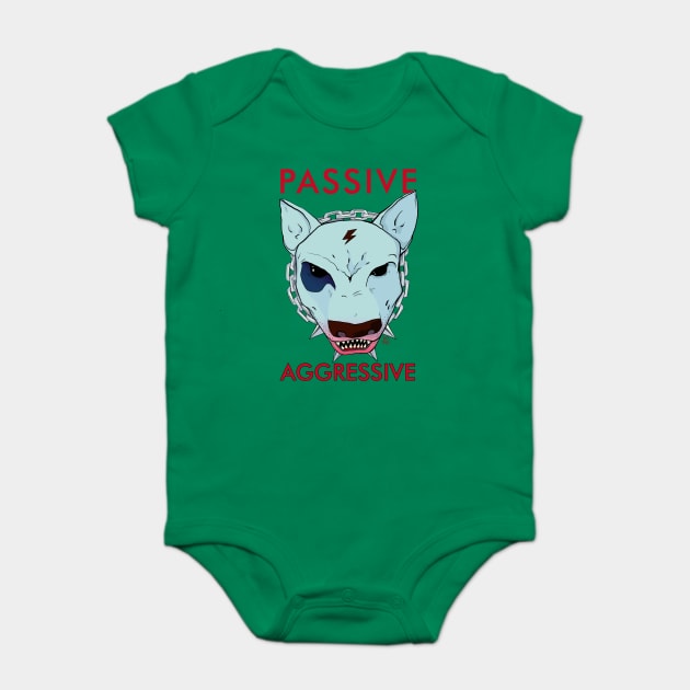 Passive-aggressive dog Baby Bodysuit by nktmrkv